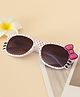 Babyhug Sunglasses With Bow Applique - White