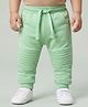 Babyoye 100% Cotton Knit Full Length Solid Color Lounge Pant - Green