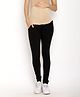 Kriti Full Length Maternity Leggings With Tummy Hug - Black