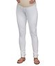 Kriti Full Length Maternity Knitted Chudidar With Tummy Hug - White