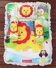 Fisher Price Mattress Set Lion & Monkey Print Multi Colour - 4 Pieces