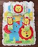 Fisher Price Mattress Set Lion & Elephant Print Multi Colour - 4 Pieces