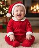 Eitheo Christmas Costume Santa Claus Baby Dress | Red Santa Dress Costume for Boys & Girls | Festive Outfit for Kids | Christmas Party Wear for Children santa claus kids dress(0-6 months)
