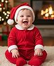 Eitheo Christmas Costume Santa Claus Baby Dress | Red Santa Dress Costume for Boys & Girls | Festive Outfit for Kids | Christmas Party Wear for Children santa claus kids dress(6-1.5 months)
