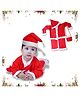 Itsmycostume Christmas Theme Santa Claus Costume Set With Goodies Bag - Red & White