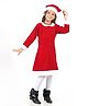 Itsmycostume Christmas Theme Full Sleeves Mrs Claus Costume Set - Red & White