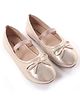 Pine Kids Slip On Solid Color Closed Toe Ballerina - Gold