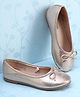 Pine Kids Slip On Solid Color Closed Toe Ballerina - Gold
