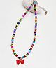 Lime By Manika Bow Pendant & Beads Detailed Necklace - Multi Colour