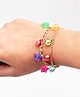 Lime By Manika Beads & Stars Charm Detailed Layered Bracelet - Multi Colour