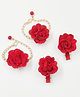 Lime By Manika Rose Designed Jewellery Combo Set - Red