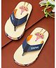 ONYC Animal Designed Flip Flop - Beige