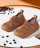 ONYC Mesh Detailed Velcro Closure Shoes - Brown