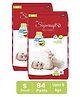 CPLsupersoft Baby Diaper Pant Style | Up to 12 Hours Absorption | 3 - 8 Kg | Pack of 2 - S (84 Pieces)