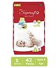 CPLsupersoft Baby Diaper Pant Style | Up to 12 Hours Absorption | 3 - 8 Kg | Pack of 1 - S (42 Pieces)