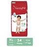 CPLsupersoft Baby Diaper Pant Style | Up to 12 Hours Absorption | 12 - 17 Kg | Pack of 1 - XL (34 Pieces)