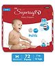 CPLsupersoft Baby Diaper Pant Style | Up to 12 Hours Absorption | 7 - 12 Kg | Pack of 1 - M (72 Pieces)