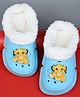 Yellow Bee The Lion King Featuring Simba Applique Detailed Perforated Plush Line Detailed Clogs - Blue