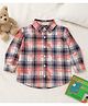 Googo Gaaga 100% Cotton Woven Full Sleeves Stripes Printed Shirt - Pink