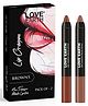 Love Earth Lip Crayon Non-Transfer Lipstick Browns - Pack Of 2