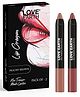 Love Earth Lip Crayon Non-Transfer Lipstick Peachy Brown - Pack Of 2