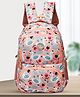 Baby girl  Large 35 L Laptop Backpack Cute Duck Printed bags | School Bags For Girls | Printed School Bags - Height 18 Inches