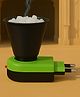 JD FRESH 1 PC Stainless Steel Camphor Diffuser Burner For Meditation & Mosquito Repellent - Black & Green