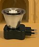 JD FRESH 1 PC Stainless Steel Electric Camphor Diffuser Burner for Pooja - Black