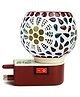 JD FRESH 1 PC Ceramic Kapoor Dani Lamp for Pooja - Multicolor