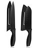 JD FRESH 2 PC Stainless Steel Kitchen Knife Set with Protective Covers For Chopping Vegetables & Fruits (Black)