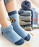 Ziory Pack of 5 Vehicle Printed Socks - Blue