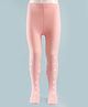 Cute Walk by Babyhug Knit Antibacterial Tights with Star Design - Pink