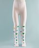 Cute Walk by Babyhug Knit Star Design Antibacterial Tights - White