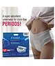 Kidton Pearl Pack Of 8 360 Degree Leakproof Heavy Flow & Overnight Protection Solid Disposable Period Panty - White