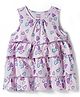 CUCUMBER Interlock Knit Sleeveless Frock with Heart Print - Lilac