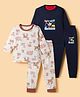 Kidi Wav Pack Of 2 Full Sleeves Animals Printed Coordinating Tee & Joggers Set - Multi Colour