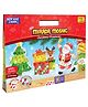 Imagimake Mirror Mosaic  Christmas Themed Sticker and Sequin Kit - Multicolor