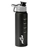Milton Gripper Stainless Steel Water Bottle Leak Proof with Easy Grip Light Weight Black - 750 ml