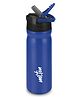Milton Max 600 Stainless Steel Water Bottle with Sipper Lid with Single Walled Leak Proof  Rust Free & Easy to Carry Royal Blue - 500 ml