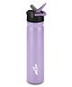 Milton Max 800 Stainless Steel Water Bottle with Sipper Lid with Single Walled Leak Proof Rust free & Easy to Carry Purple - 700 ml