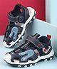Cute Walk by Babyhug Velcro Closure Sandals - Navy Blue