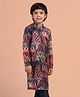 KISAH Viscose Woven Full Sleeves Abstract Printed Kurta -  Multi Colour