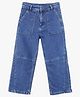 PURPLE UNITED KIDS Denim Woven Solid Jeans - Mid Blue