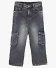 PURPLE UNITED KIDS Denim Woven Washed Jeans - Dark Grey