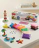 Babyhug Air Clay Art & Craft Set for Kids - Pack of 12 with 3 Sculpting Tools & 6 Eye Packs Enhances Creativity & Imagination Play Clay For 3 to 10 Years Kids Birthday Return Gift.