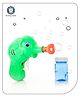 Aditi Toys Elephant Bubble Gun Toy for Kids with 100 ml Bubble Liquid Bottle (Green) Toy Bubble Maker