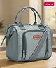 Babyhug 2-in-1 Quilted Sling cum Tote Diaper Bag for Travel | Spacious, Stylish & Multifunctional| Adjustable Shoulder Strap| Bottle Pouches| Water Resistant| Carry Handle- Grey