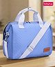 Babyhug 2-in-1 Quilted Sling cum Tote Diaper Bag for Travel | Spacious, Stylish & Multifunctional | Adjustable Shoulder Strap| 3 Insulated Bottle Pouches| Water Resistant| Carry Handle- Blue