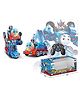 Sanjary Rc 2 In 1 Transformer Train Transform Automatically From Robot Mode To Train Mode with Light and Music Toy for kids