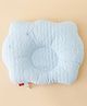 Babyhug Star Shaped Head Shaping Baby Pillow - Blue| Prevents Flat Head Syndrome| Soft & Breathable| Neck & Shoulder Support Pillow| Lightweight & Travel Friendly| 0-6 Months| New Born Gifting Option